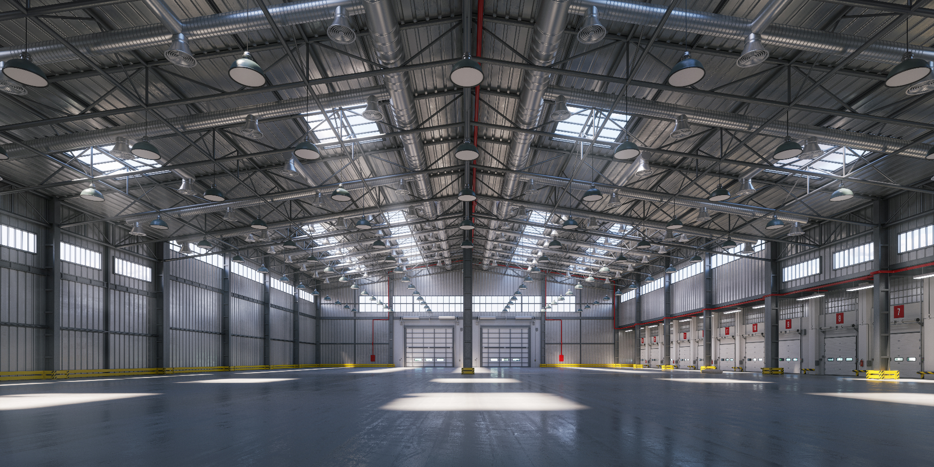 Interior de nave industrial — proyectos y legalizaciones Arq-Neo