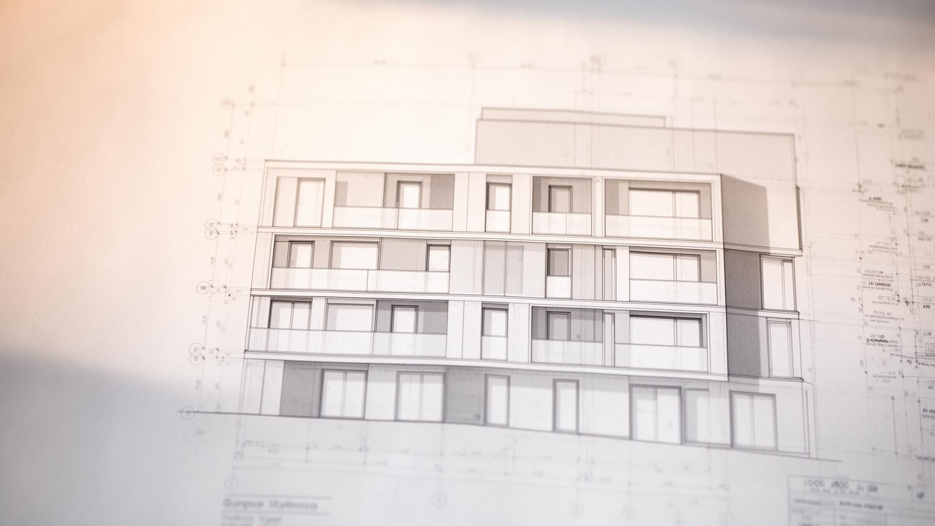 Planos arquitectónicos de proyecto en Granada — Arq-Neo